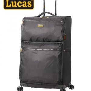 LUCAS Designer Luggage Collection - Expandable 28 Inch Softside Bag