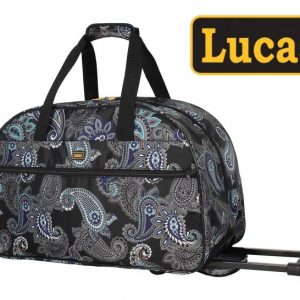 LUCAS Designer Carry On Luggage Collection - Lightweight Pattern 22 Inch Duffel Bag