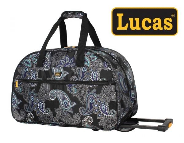 LUCAS Designer Carry On Luggage Collection - Lightweight Pattern 22 Inch Duffel Bag